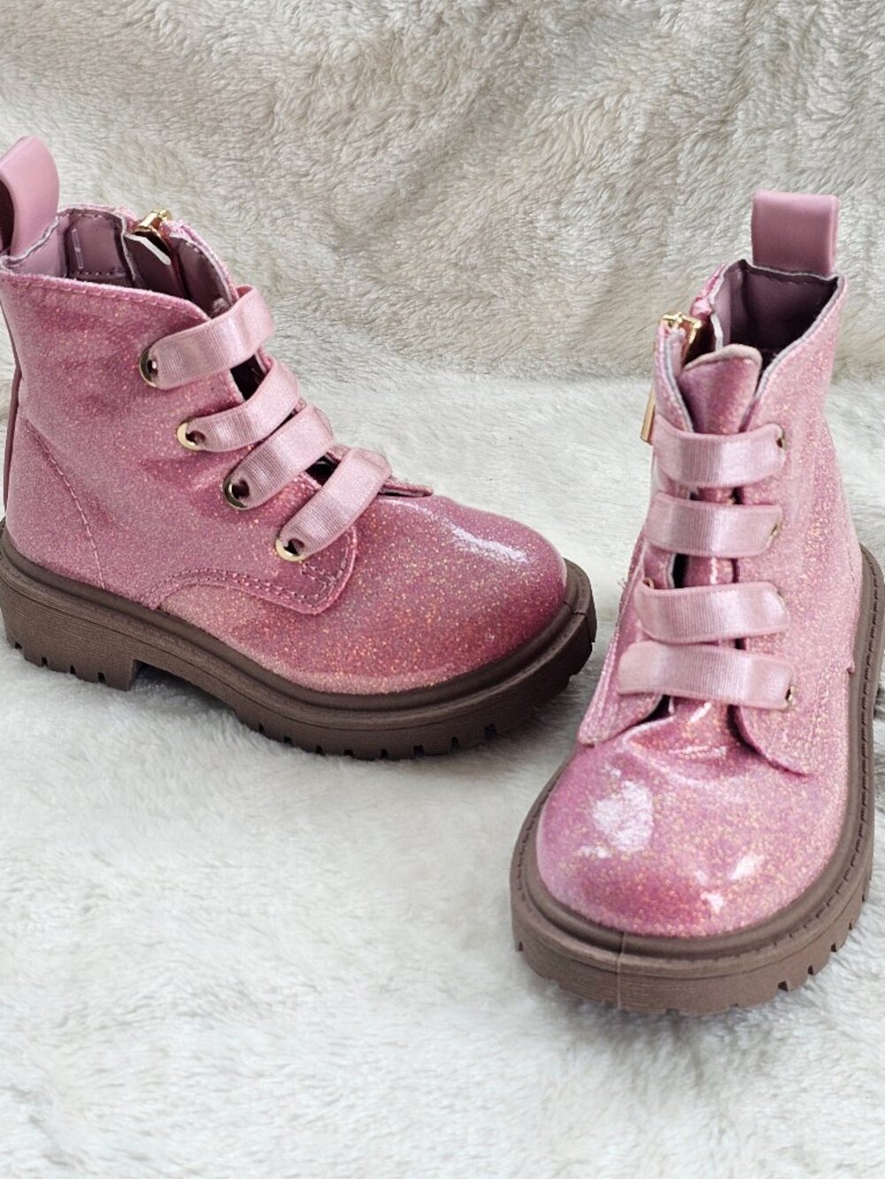 Sam & Libby Toddler Girls Combat Emilia Moto Ankle Bootie